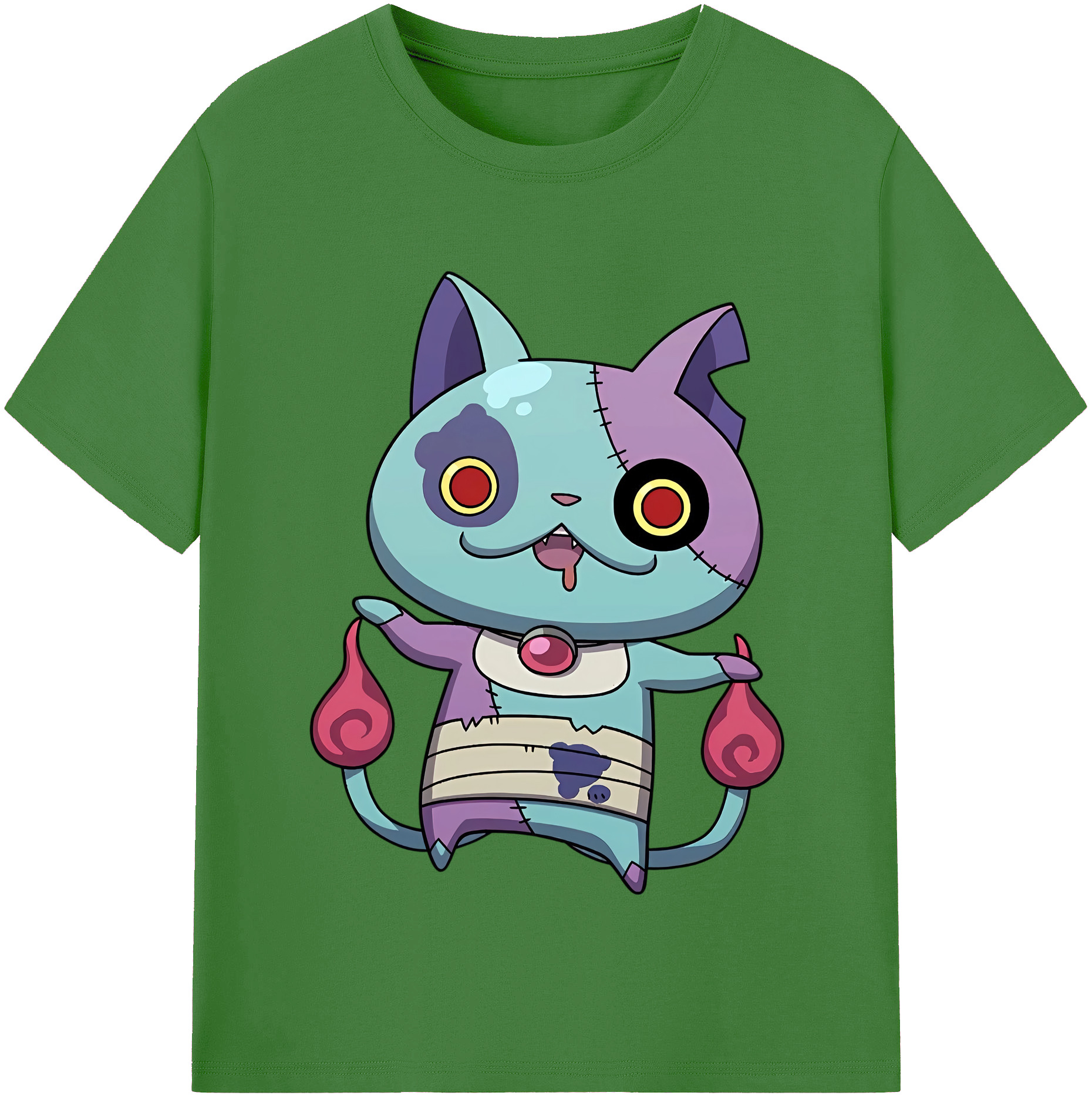 （画像用） 妖怪ウォッチ Yo-kai Watch レディースカジュアルプリントTシャツ（綿100％）